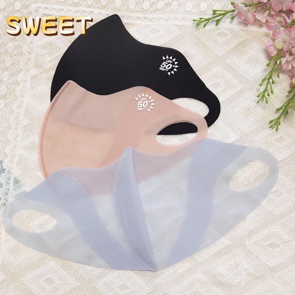 Cloth Face Mask Washable - Masque pare-soleil ultra-fin Anti-uv en soie