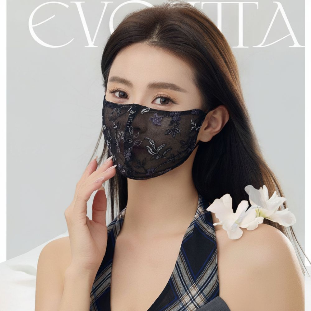 Masque en dentelle d'été à fle - Respirator Half Face avis et prix